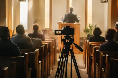 Church Sermon Recording in Contemporary Chapel