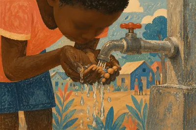 Village Clean Water Mission at Well