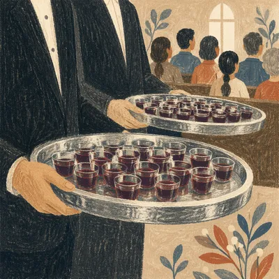 Communion Trays with Individual Juice Cups