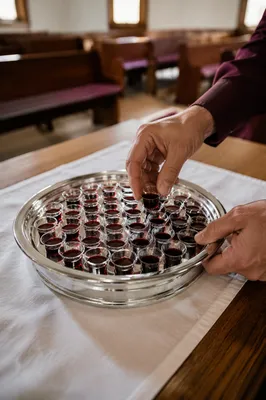 Communion Tray With Individual Cups