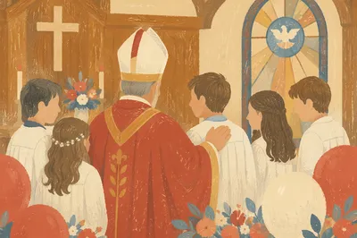 Confirmation Class Teens in Chapel Celebration