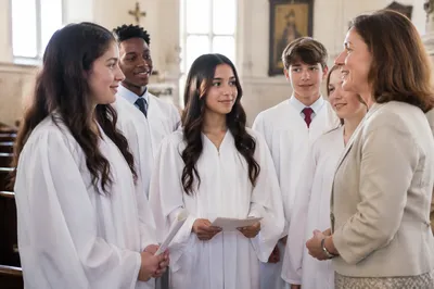 Teen Confirmation Group in Bright Church