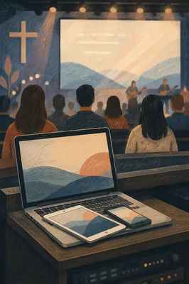 Contemporary Worship Media Booth Devices