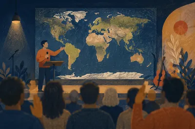 Global Mission Map Worship Screen