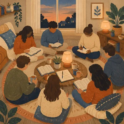 Cozy Couples Bible Study at Home