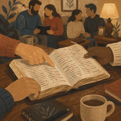 Couples Bible Study in Cozy Home