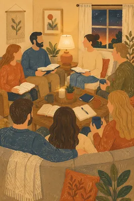 Cozy Couples Bible Study at Home