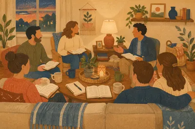 Cozy Couples Bible Study at Home