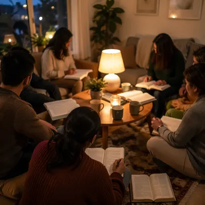 Cozy Couples Bible Study at Home