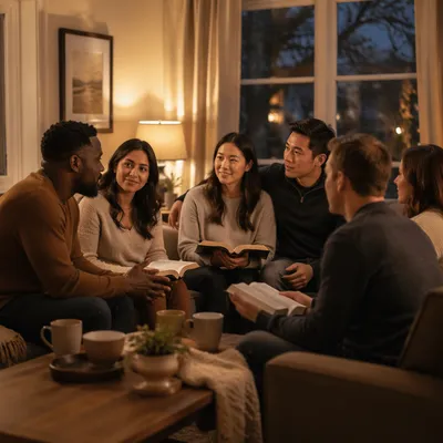 Cozy Couples Bible Study at Home