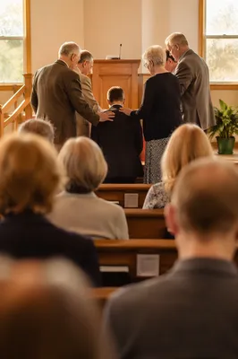 Deacon Commissioning Prayer in Church Sanctuary