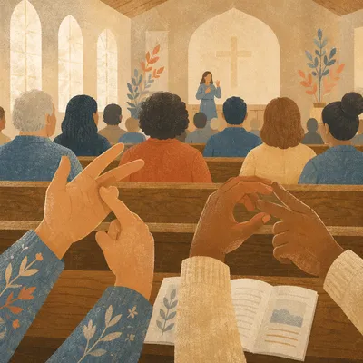 Sign Language Worship in Quiet Church