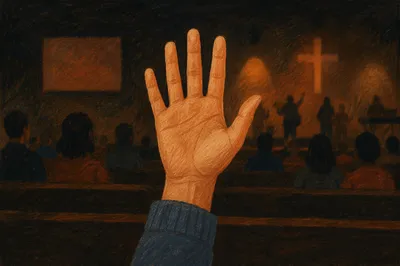 Open Palm Sign Language Worship Moment