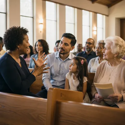 Sign Language Interpreter in Church Service