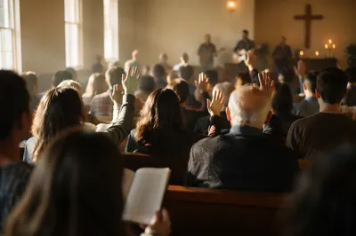 Diverse Congregation Worshiping in Morning Chapel