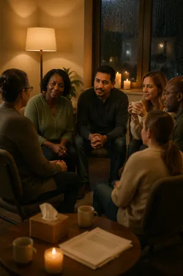 Support Group in Church Community Room