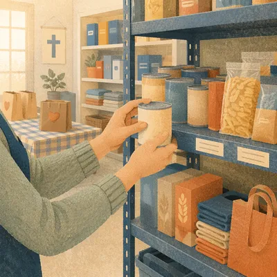 Organized Church Food Pantry Donations
