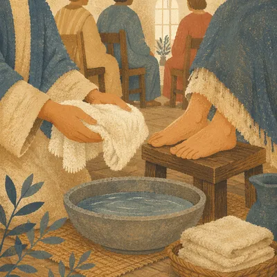 Humble Foot Washing Ceremony in Chapel