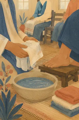 Humble Foot Washing Ceremony in Chapel