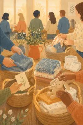 Church Foster Care Welcome Basket Preparation