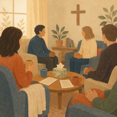 Church Grief Support Group Meeting Room