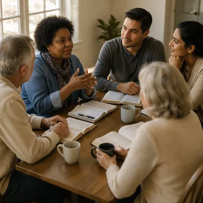 Diverse Church Small Group Bible Discussion