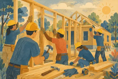 Church Volunteers Framing Hope Together