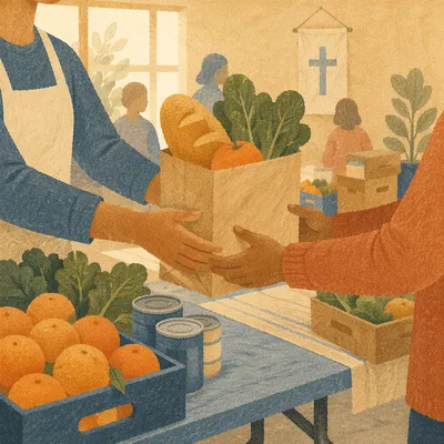 Caring Hands Sharing Church Outreach Food