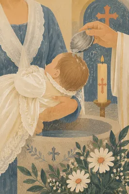 Infant Baptism Water Pouring Ceremony