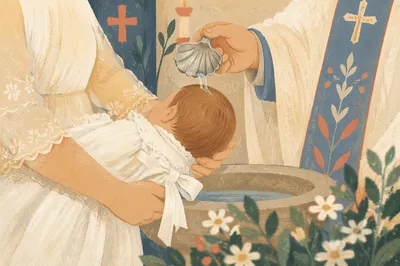 Infant Baptism Water Pouring Ceremony