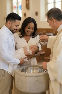 Infant Baptism at Stone Font
