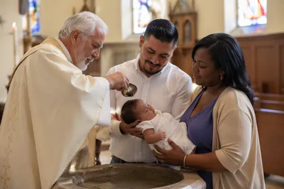 Infant Baptism at Stone Font