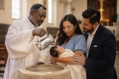 Infant Baptism in Bright Chapel