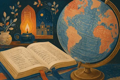 Globe and Open Bible for Missions