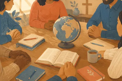 Global Missions Planning Around Bible and Globe