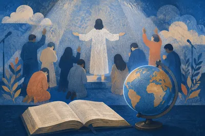 Global Missions Bible and Globe Stage