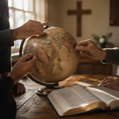 Global Missions Planning with Bible and Globe