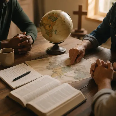 Global Missions Planning with Bible and Globe