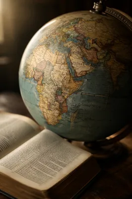 Globe and Bible for International Missions