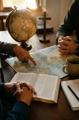 Global Missions Planning with Bible and Globe