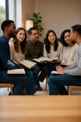 Interracial Couples in Church Study Circle