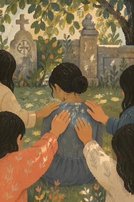 Garden Prayer Ministry Laying Hands