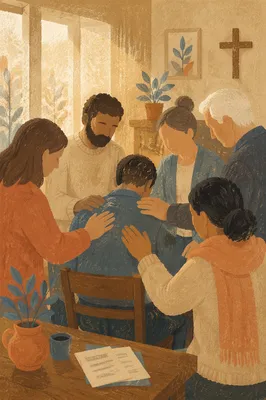 Gentle Laying on Hands Prayer Circle
