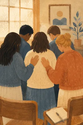 Gentle Laying Hands Prayer Circle