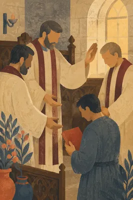 Laying Hands Prayer Ministry in Stone Sanctuary