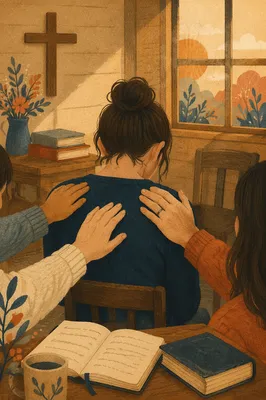 Compassionate Laying Hands Prayer in Chapel