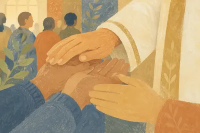 Laying Hands Prayer Ministry Blessing