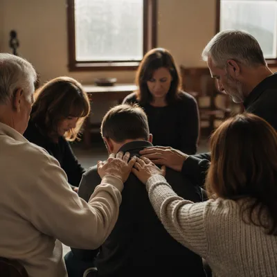 Laying Hands Prayer Ministry in Chapel