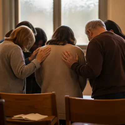 Laying Hands Prayer in Church Ministry