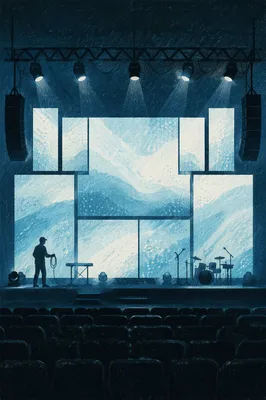 Modern Church LED Screen Worship Stage